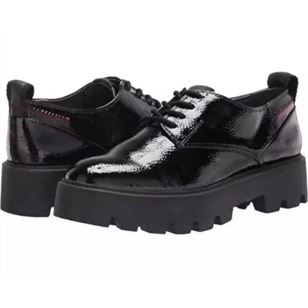 FRANCO SARTO / L-Balinlaced / Black Patent / Leather / Lug / Sole / Oxford
